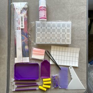 Butterflies Diamond Painting Kit 30x40cm Plus starter supplies and sealer!